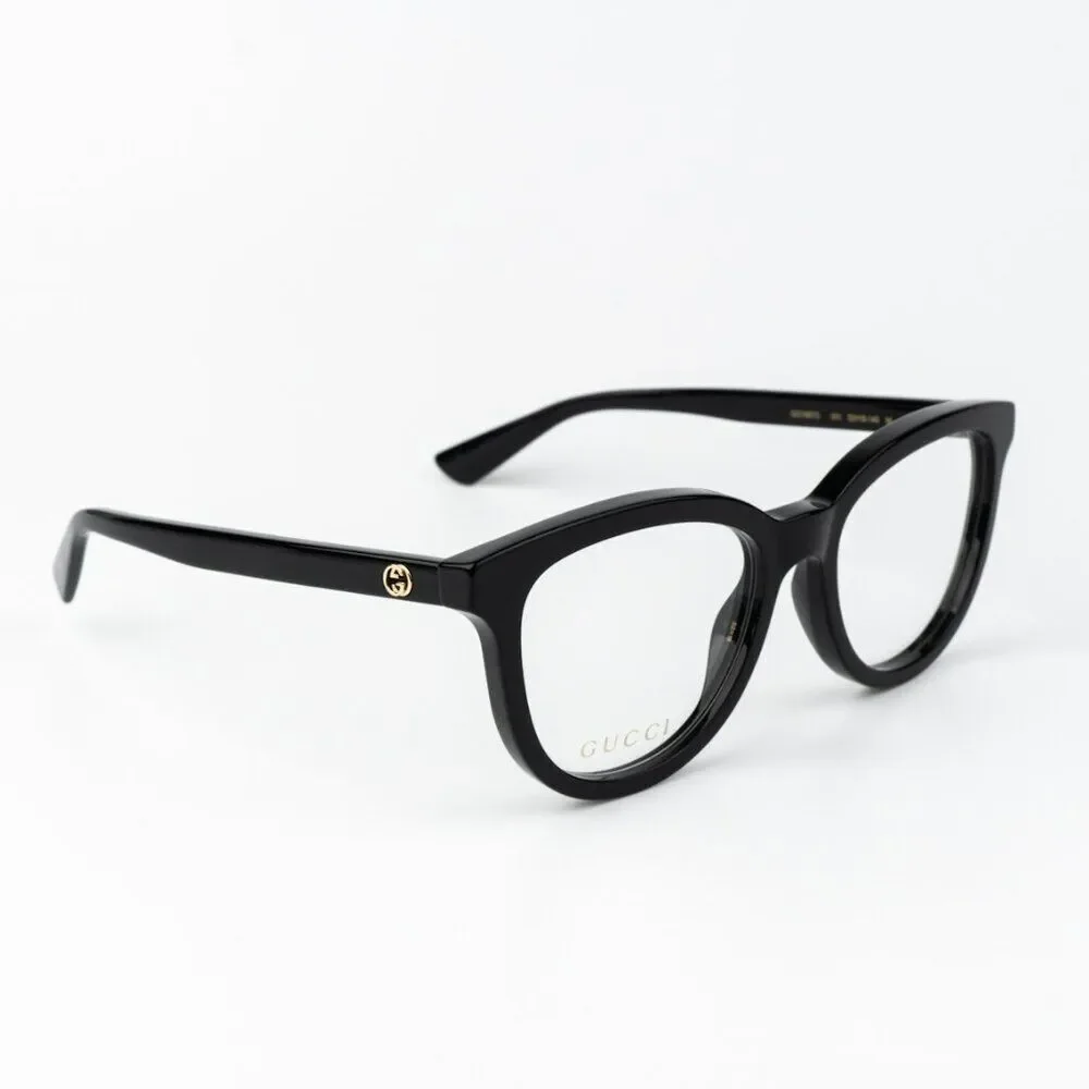 SALE! Gucci Women Eyeglasses Black Oval GG1687O 001 BRAND NEW